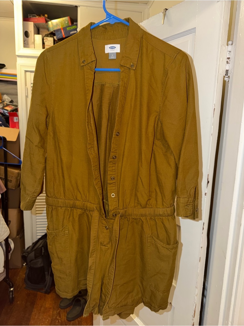 Old Navy Utility Tie Cinch Romper